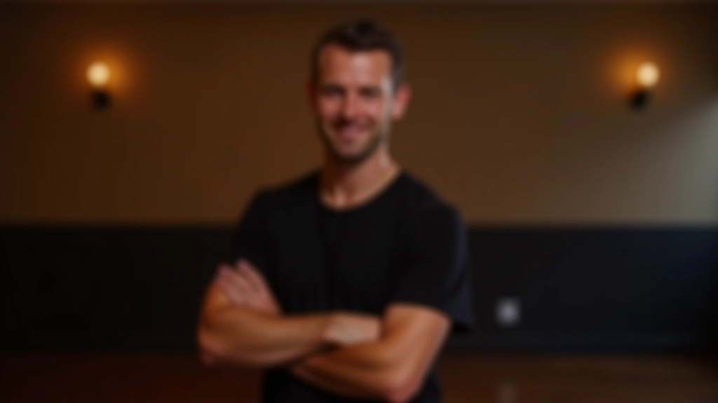 Dance instructor demonstrating basic salsa steps to a group of beginners in a bright Porto dance studio